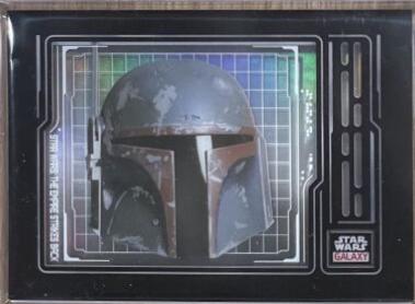 Boba Fett Helmet #AS-6 Star Wars 2024 Topps Chrome Galaxy Armor Shadowbox