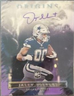 Jalen Tolbert [Purple] #RAU-JTO Football Cards 2022 Panini Origins Rookie Autographs