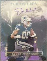 Jalen Tolbert [Purple] #RAU-JTO Football Cards 2022 Panini Origins Rookie Autographs Prices