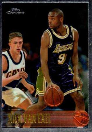 Nick Van Exel #70 Basketball Cards 1996 Topps Chrome