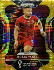 Dusan Tadic [Gold] #254 Soccer Cards 2022 Panini Prizm World Cup Prices