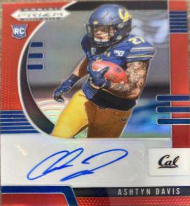 Ashtyn Davis [Autograph Red Prizm] #216 Football Cards 2020 Panini Prizm Draft Picks