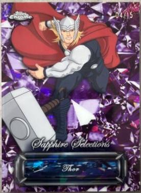 Thor [Purple] #SS-4 Marvel 2024 Topps Chrome Sapphire Selections