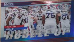 Buffalo Bills [Red Zone] #HU-BUF Football Cards 2022 Panini Score Huddle Up Prices