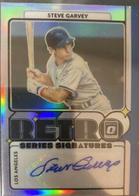 Steve Garvey [Holo] #RET-SG Baseball Cards 2021 Panini Donruss Optic Retro Signature Series