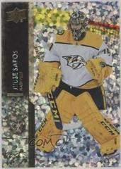 Juuse Saros [Speckled Rainbow] #105 Hockey Cards 2021 Upper Deck Prices