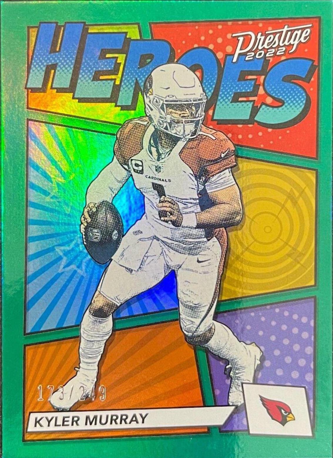 Kyler Murray [Green] #H-5 Football Cards 2022 Panini Prestige Heroes