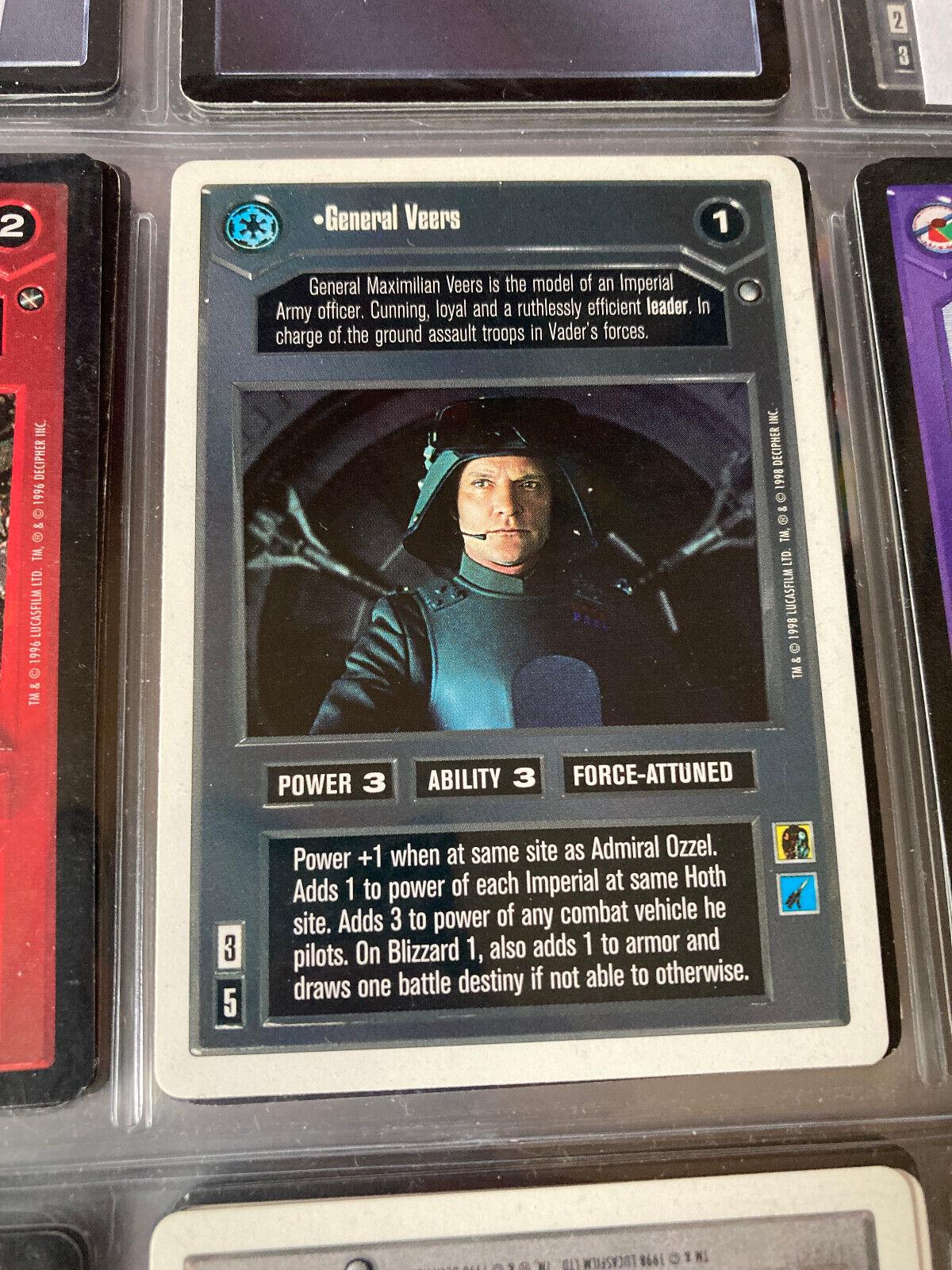 General Veers [Revised] Star Wars CCG Hoth