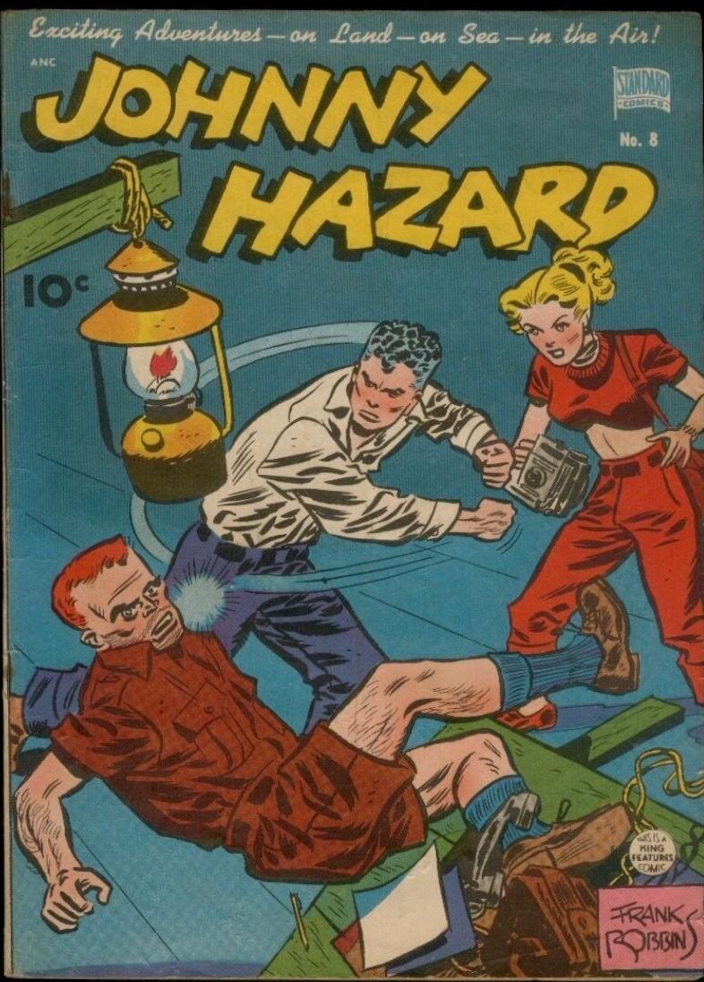 Johnny Hazard #8 (1949) Comic Books Johnny Hazard