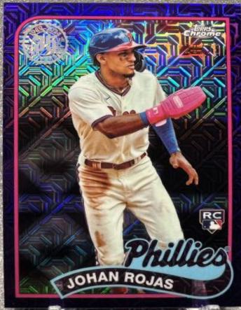 Johan Rojas [Purple] #2T89C-18 Prices | 2024 Topps 1989 Chrome Silver ...