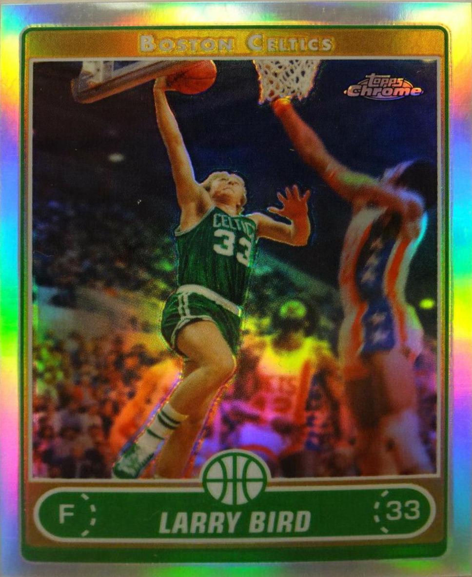 Larry Bird [Refractor] #151 Basketball Cards 2006 Topps Chrome