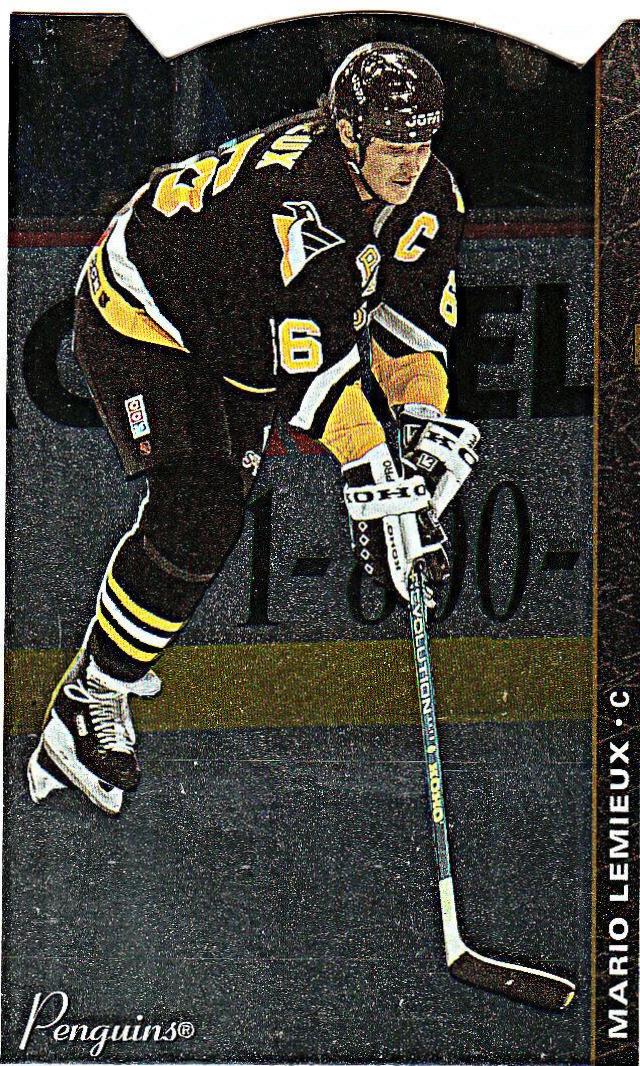 Mario Lemieux [Die Cut] #SP-61 Hockey Cards 1994 Upper Deck SP Insert