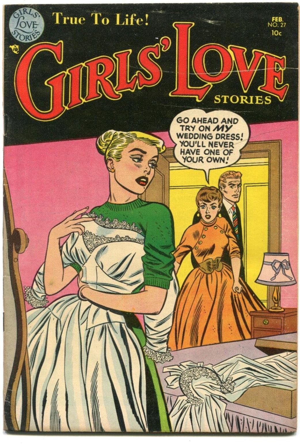 Girls' Love Stories #27 (1954) Comic Books Girls' Love Stories