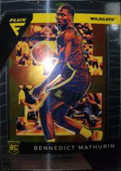 Bennedict Mathurin #11 Basketball Cards 2022 Panini Chronicles Draft Picks Flux Prices