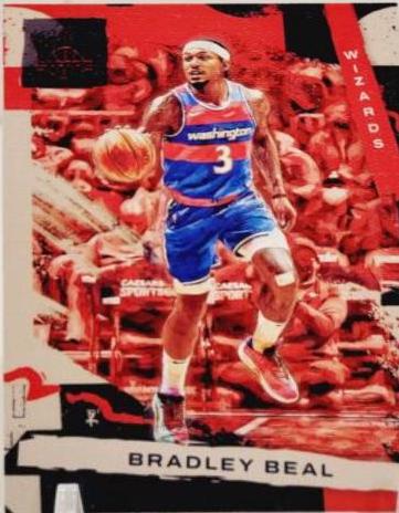 Bradley Beal [Ruby] #65 Basketball Cards 2021 Panini Court Kings