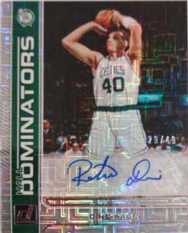 Dino Radja Basketball Cards 2020 Donruss Hall Dominator Signatures