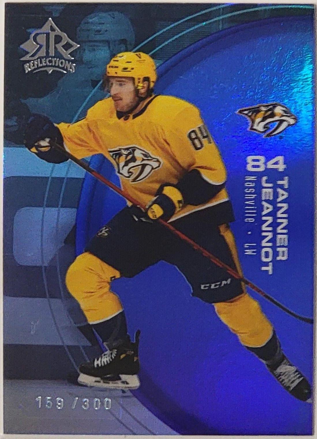 Tanner Jeannot [Amethyst] #23 Hockey Cards 2021 Upper Deck Triple Dimensions Reflections