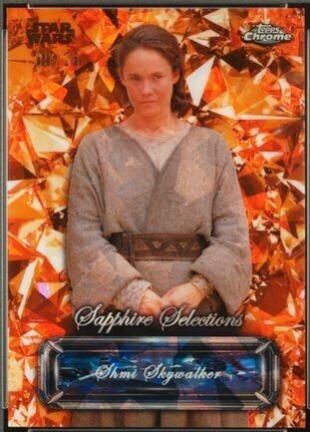 Shmi Skywalker [Orange] #SS-12 Star Wars 2024 Topps Chrome Sapphire Selections