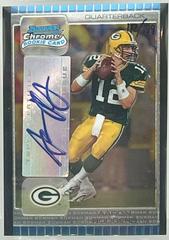 Aaron Rodgers [Autograph] #221 Football Cards 2005 Bowman Chrome Prices