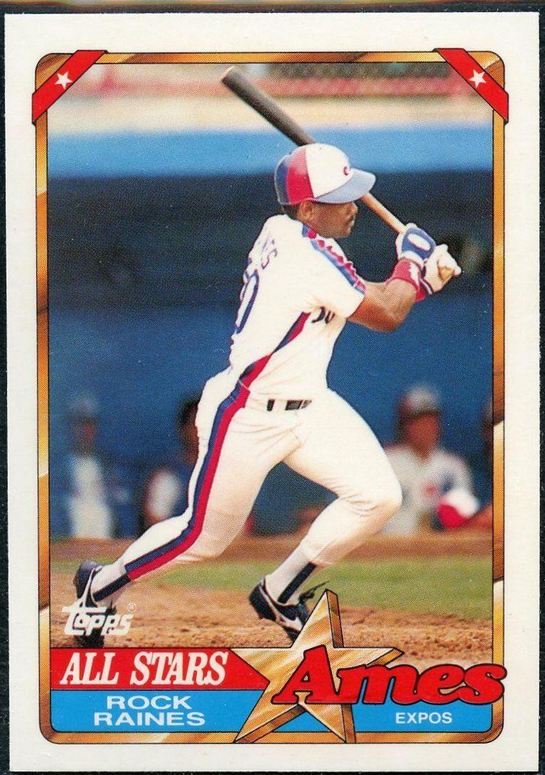 Tim Raines #17 Baseball Cards 1990 Ames All Stars