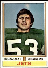 Bill Zapalac #415 Football Cards 1974 Topps Prices