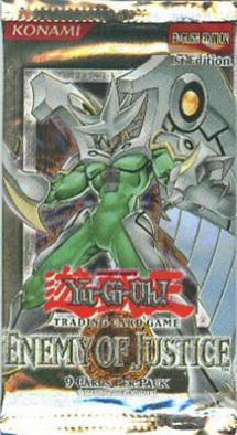 Booster Pack  YuGiOh Enemy of Justice