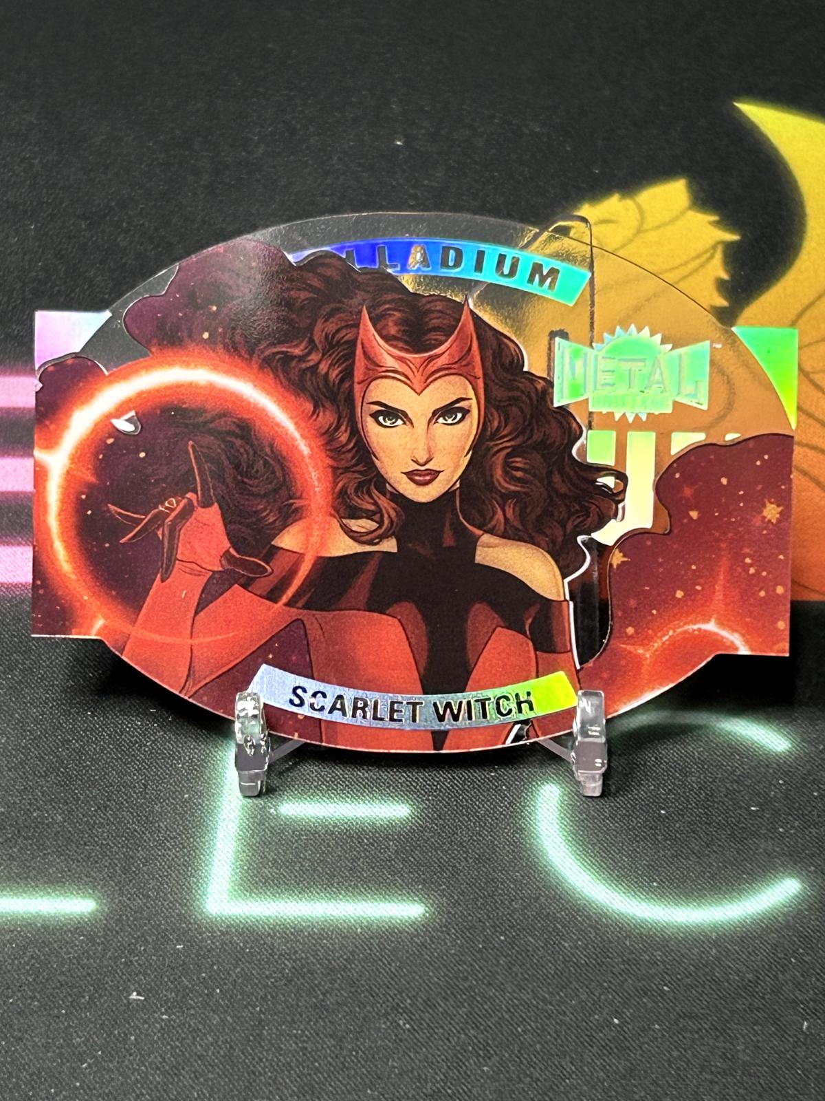 Scarlet Witch #P-9 2024 SkyBox Metal Universe Avengers Palladium