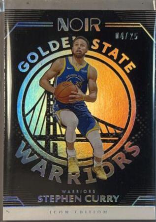 Stephen Curry [Holo Gold] #94 Basketball Cards 2019 Panini Noir