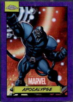 Apocalypse [Purple Refractor] #102 Marvel 2024 Topps Chrome