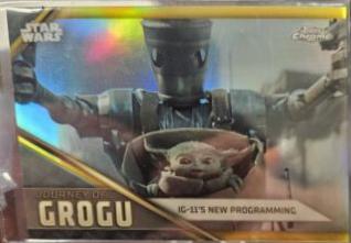 IG-11's New Programming [Gold Refractor] #JG-7 Star Wars 2023 Topps Chrome Journey of Grogu