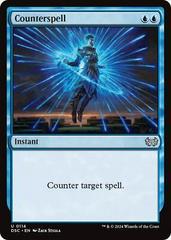 Counterspell #114 Magic Duskmourn: House of Horror Commander Prices