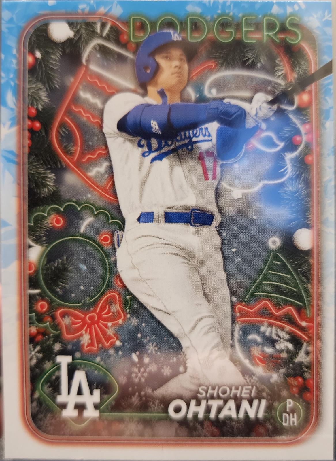 Shohei Ohtani H1 Prices 2024 Topps Holiday Baseball Cards