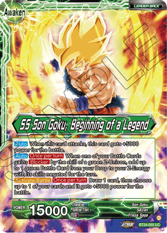 Son Goku // SS Son Goku, Beginning of a Legend [Collector Booster Foil] BT24-055 Dragon Ball Super Beyond Generations