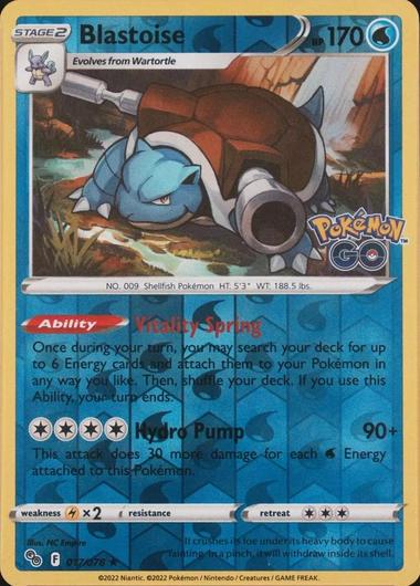 Blastoise [Reverse Holo] #17 Cover Art