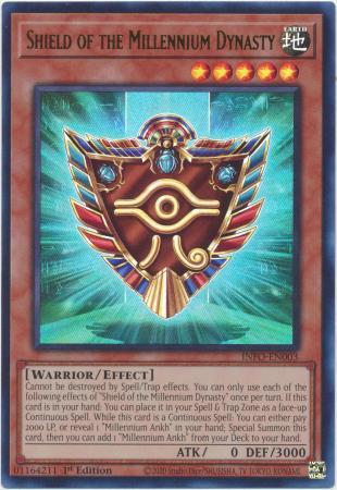 Shield of the Millennium Dynasty INFO-EN003 YuGiOh The Infinite Forbidden