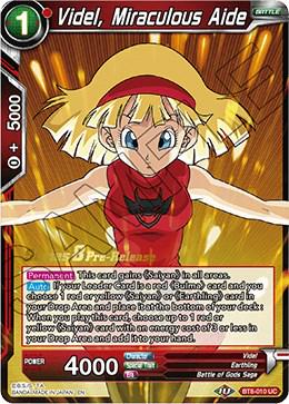 Videl, Miraculous Aide BT8-010_PR Dragon Ball Super Malicious Machinations: Pre-Release Promos