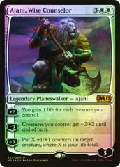 Ajani, Wise Counselor [Foil] #281 Magic Core Set 2019 Prices