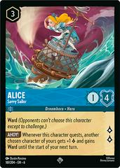 Alice - Savvy Sailor #161 Lorcana Azurite Sea Prices