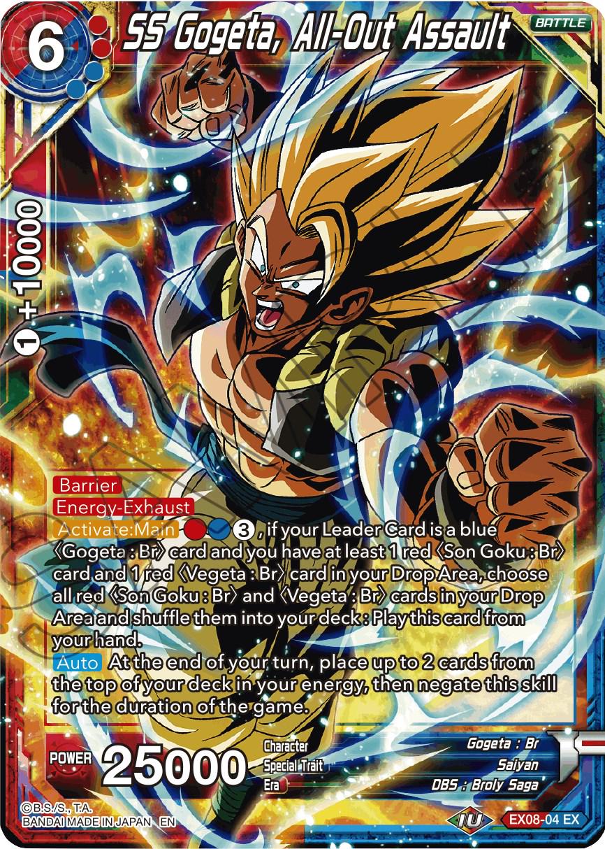 SS Gogeta, All-Out Assault EX08-04 Dragon Ball Super Magnificent Collection Forsaken Warrior