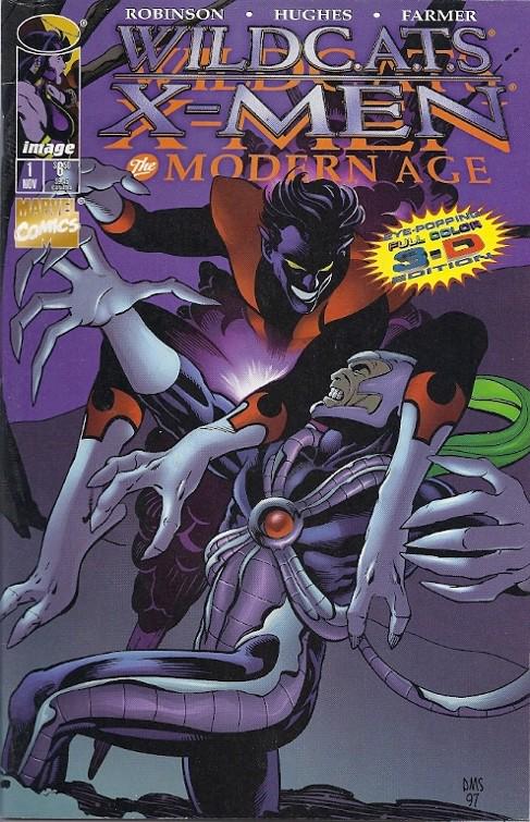 WildC.A.T.s / X-Men: The Modern Age [Smith 3-D] #1 (1997) Comic Books WildC.A.T.S / X-Men