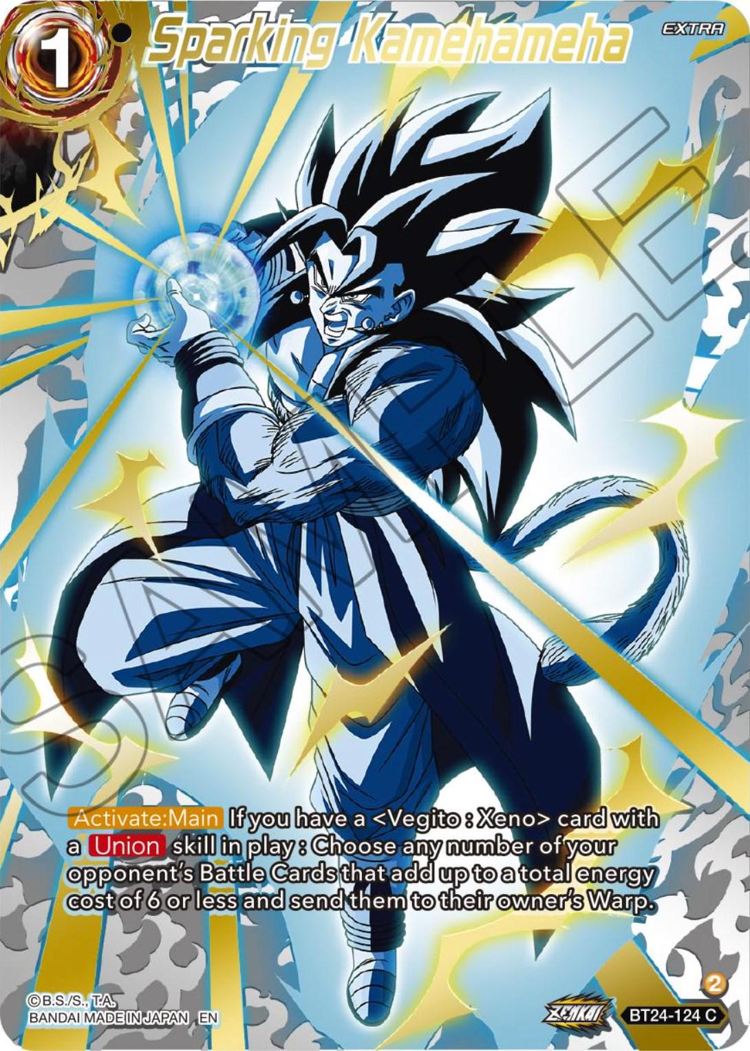 Sparking Kamehameha [Gold Foil] BT24-124 Dragon Ball Super Beyond Generations