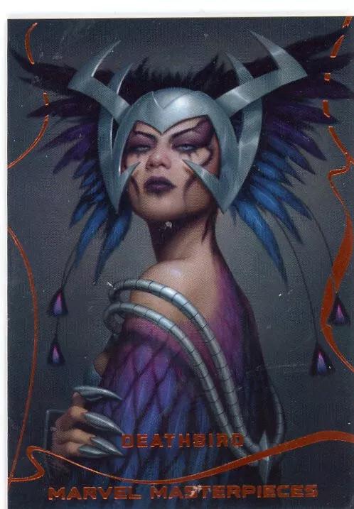 Deathbird [Orange Foil] #1 Marvel 2022 Masterpieces