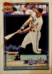 George Brett Baseball Cards 1991 Topps Cracker Jack Series 1 Prices