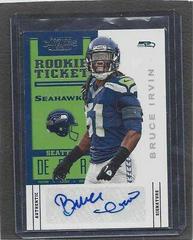 Bruce Irvin [Green Gloves Autograph] Football Cards 2012 Panini Contenders Prices