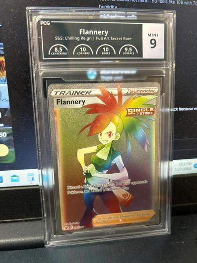 Flannery Graded 9 Pokemon Chilling Reign