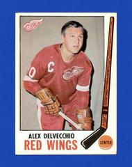 Alex Delvecchio #64 Hockey Cards 1969 Topps Prices