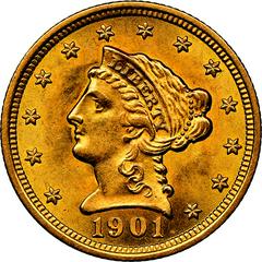 1901 [PROOF] Coins Liberty Head Quarter Eagle Prices