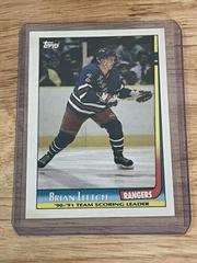 Brian Leetch #4 Hockey Cards 1991 Topps Team Scoring Leaders Prices