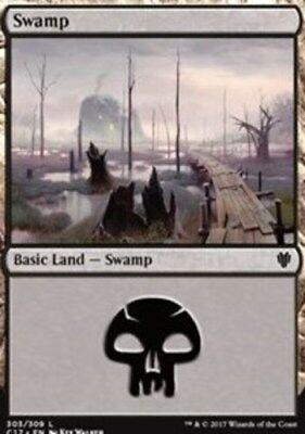 Swamp #303 Magic Commander 2017