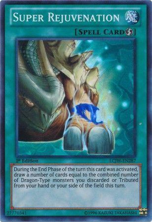 Super Rejuvenation LCJW-EN287 YuGiOh Legendary Collection 4: Joey's World Mega Pack